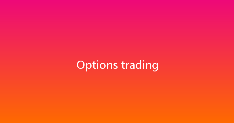 Options trading 